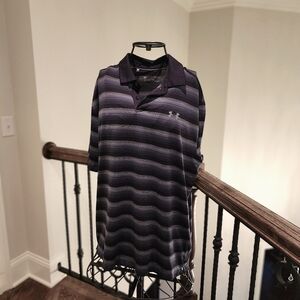 Men's large Under Armour Heatgear polo
